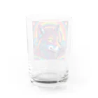 shop.ycのユメウルフ Water Glass :back