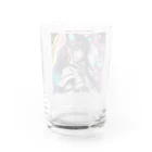 ZZRR12の時間の守護者、猫耳の魔女の神秘的なダンス Water Glass :back