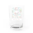 TACHYONJAPANのMerry Christmasシリーズ　サンタのサマークリスマス」 Water Glass :back