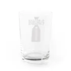 スギナカモモコのお醤油猫 Water Glass :back