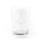 CyberArmadilloの太陽のガヤトリマントラ Water Glass :back