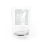 ZZRR12の夜空に響く猫耳の星の歌姫 Water Glass :back