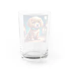 manmaru2315のかわいい犬＃４ Water Glass :back