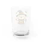 sakurafubukiのハロウィンワンコ・ランタンライトアップ Water Glass :back