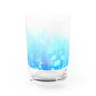 なむの海の中のサメ子ちゃんグラス。 Water Glass :back