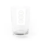 ぽっぽ🐣のひよこ家族 Water Glass :back