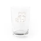 mitsu5872のほのぼのアライグマ家族物語 Water Glass :back