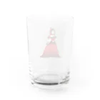 あったか〜い白湯の辰砂嬢 Water Glass :back