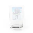 日本の文化/自然の奇跡コレクションのアップグレード・タイタンラージテレビマン Water Glass :back