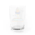 goods shop ''swimpool''のcalendar(August) Water Glass :back