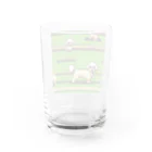 omamesan-1999のドッド絵　トイプードル Water Glass :back