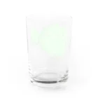 nekooteのにゃぴわらちゃん（グリーン） Water Glass :back