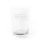 TakahashijunのCrafted in Japan ロゴ BLK Water Glass :back