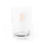 segasworksのトガリネズミとトンガリ帽子（サンタ帽） Water Glass :back