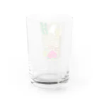 ドラムスコのねおんのプリンがぱおんでドンドコドン Water Glass :back