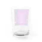 3tomo6's shopのpurple Water Glass :back