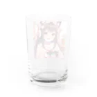 luckyTigerのゲーム女子 Water Glass :back