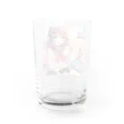 luckyTigerのゲーム女子 Water Glass :back