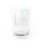 のんびりアート工房のジオメトリック都市 Water Glass :back