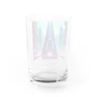 のんびりアート工房のサイバーパンク都市 Water Glass :back