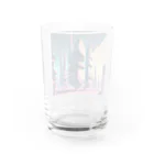 のんびりアート工房のサイバーパンク都市 Water Glass :back