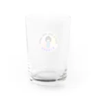 ポンキチはうすの着物大好き女の子 Water Glass :back