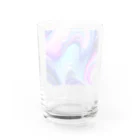 ポンキチはうすの波型模様 Water Glass :back