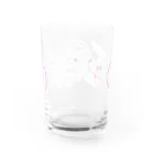 usabit.のぐっず屋さんの雨蜜ふぁるまロゴ Water Glass :back