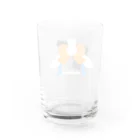 usabit.のぐっず屋さんのうさぎガンマントレードマーク Water Glass :back