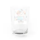 はらの健康第一の犬 Water Glass :back