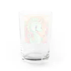 junji8000のかわいい創造のタツノオトシゴ Water Glass :back