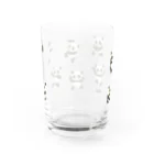 segasworksの功夫のパンダちゃん（横構図） Water Glass :back