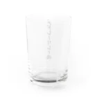 着る文字屋のメドレーリレー魂 Water Glass :back