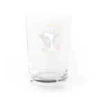 ビーフオアチキンアンドスープのうしと花 ミルクグラス Water Glass :back