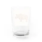 ラクダカンパニーのアイアンハート Water Glass :back