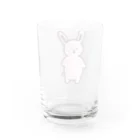 みつまめこshopのポテっとうさぎ Water Glass :back