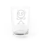Design by hisachilの線人くん(ガッツ) Water Glass :back