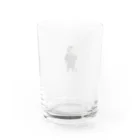 オシャネコのオシャネコ（野球着バージョン Water Glass :back