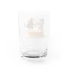 hoodie styleの熱いバトル Water Glass :back