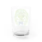 にんにんにんじゃの抹茶の小人 Water Glass :back
