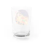 ランダの寝る ピザ 極楽 Water Glass :back