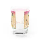 山歌和樂陽 浮世絵　Yamakawa Rakuyou UKIYOEの猫浮世絵シリーズ‐花魁‐ Water Glass :back