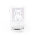 mellowのDJわんこ Water Glass :back