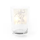 にんにんにんじゃのゴールデン忍者 Water Glass :back