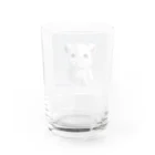 ブサカワ二頭身アニマルくんのブサカワ二頭身アニマル Water Glass :back