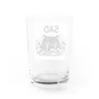 blackcatmaxの悲しみの黒猫 Water Glass :back