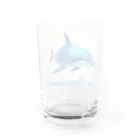 Spitz99のイルカ Water Glass :back