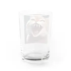 oekakishopのシャーッする猫 Water Glass :back