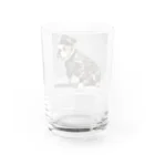 中原ひろふみのブルド軍曹 Water Glass :back