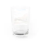 あかいはちの春の桜満開 Water Glass :back